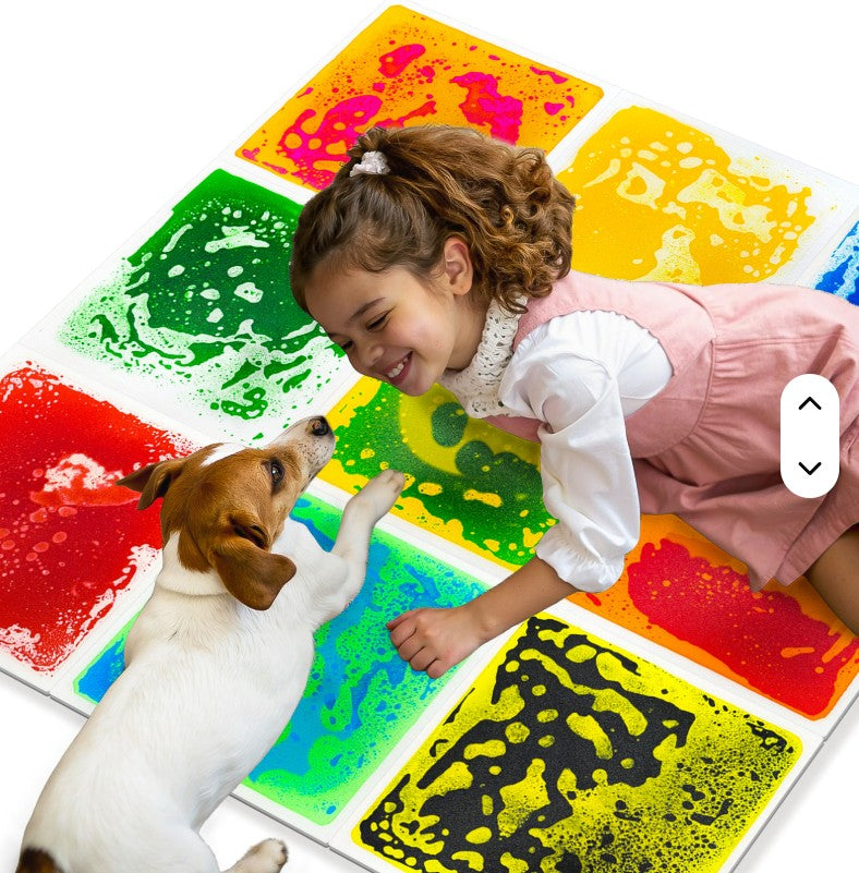 Liquid Sensory Floor Tiles – 4 Piece Set